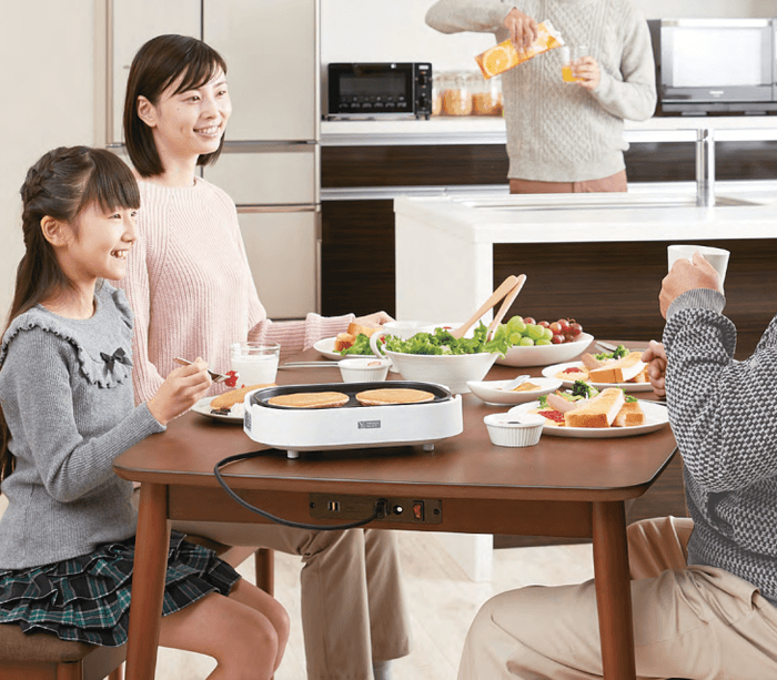 布団レスこたつダイニングシリーズ (4人掛けタイプ追加)シーンイメージ