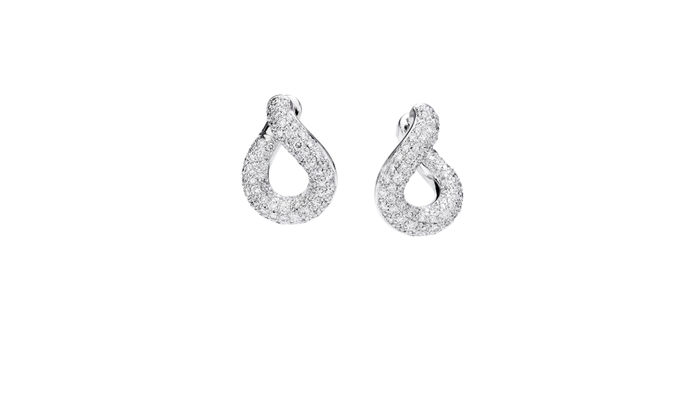 Tango white diamonds earring