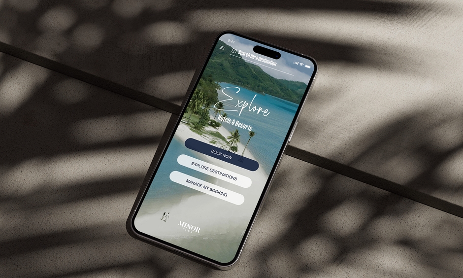 マイナー・ホテルズ 新モバイルアプリトップページビジュアル