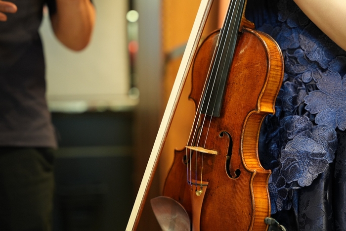 当日使用楽器：Pietro Giovanni Guarneri（Mantova, 1702）
