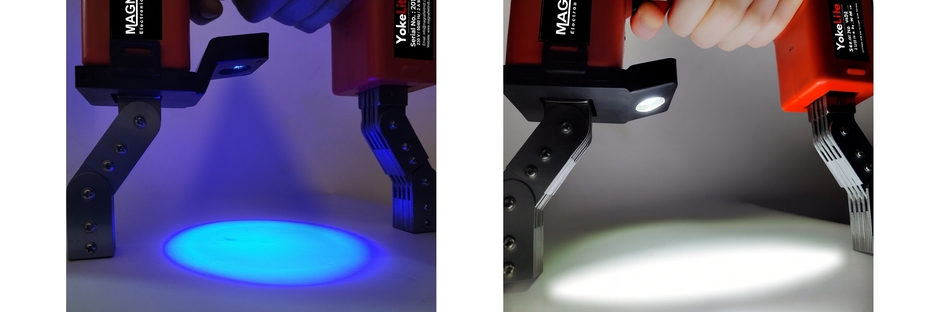 軽量＆電源不要のUV/白色ライト