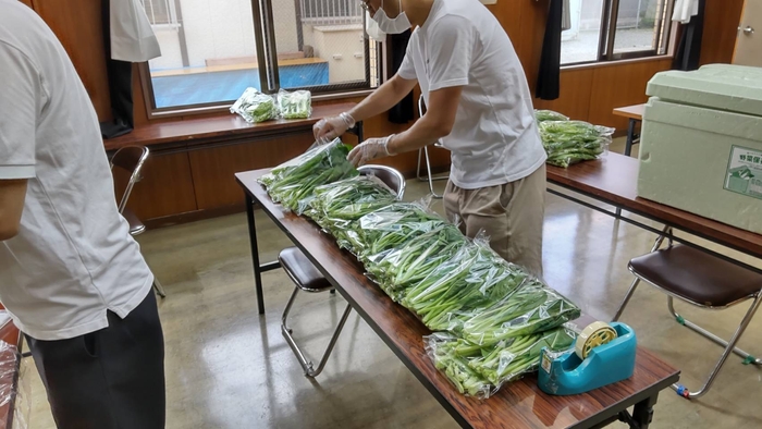 子ども食堂に無料配布支援
