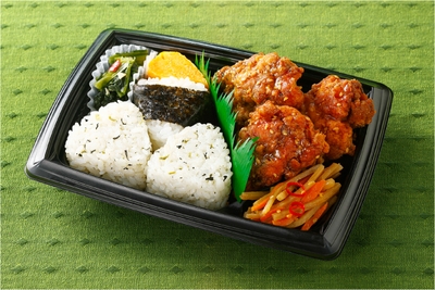 風来坊監修 手羽先風唐揚&おにぎり弁当