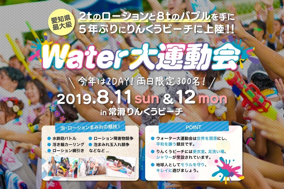 ウォーター大運動会キービジュアル