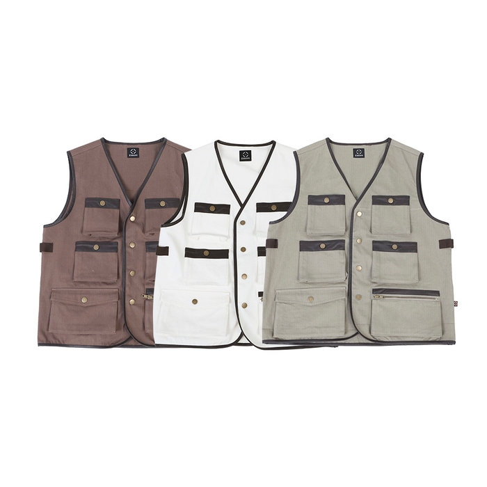 6POCKETS COTTON 100% VEST