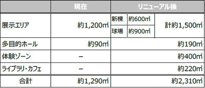 面積　※エントランス・バックヤード部分を除く。