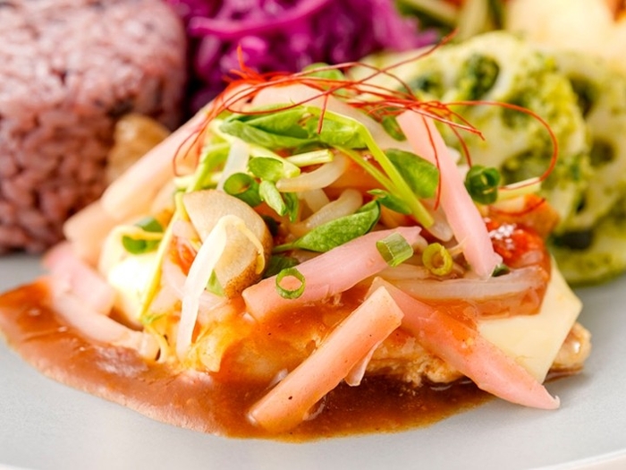 赤魚のオーブン焼き 岩下の新生姜入り麻辣ソース