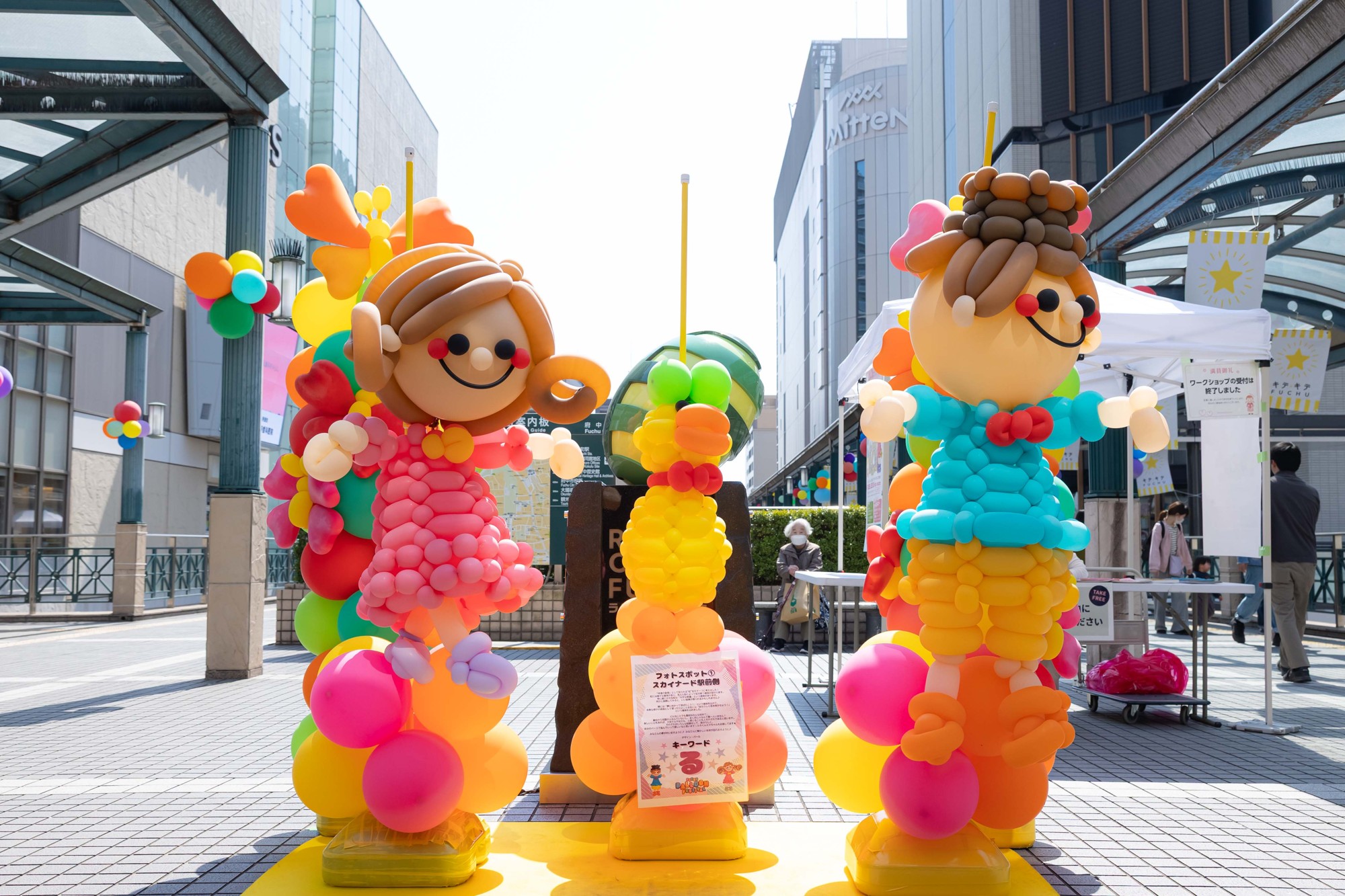 今年はお花のバルーンフォトスポットが登場!