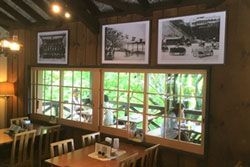 山小屋カフェ エーデルワイス(展示風景)