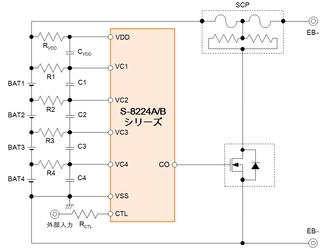 2～4セル用リチウムイオン電池 セカンドプロテクトICを発売  