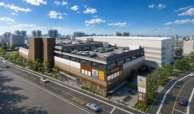 JR関西本線「平野」駅前における複合開発 2027年春開業予定の商業施設名称を「マチノマ平野」に決定 ライフ、ヤマダデンキが核テナントとして出店