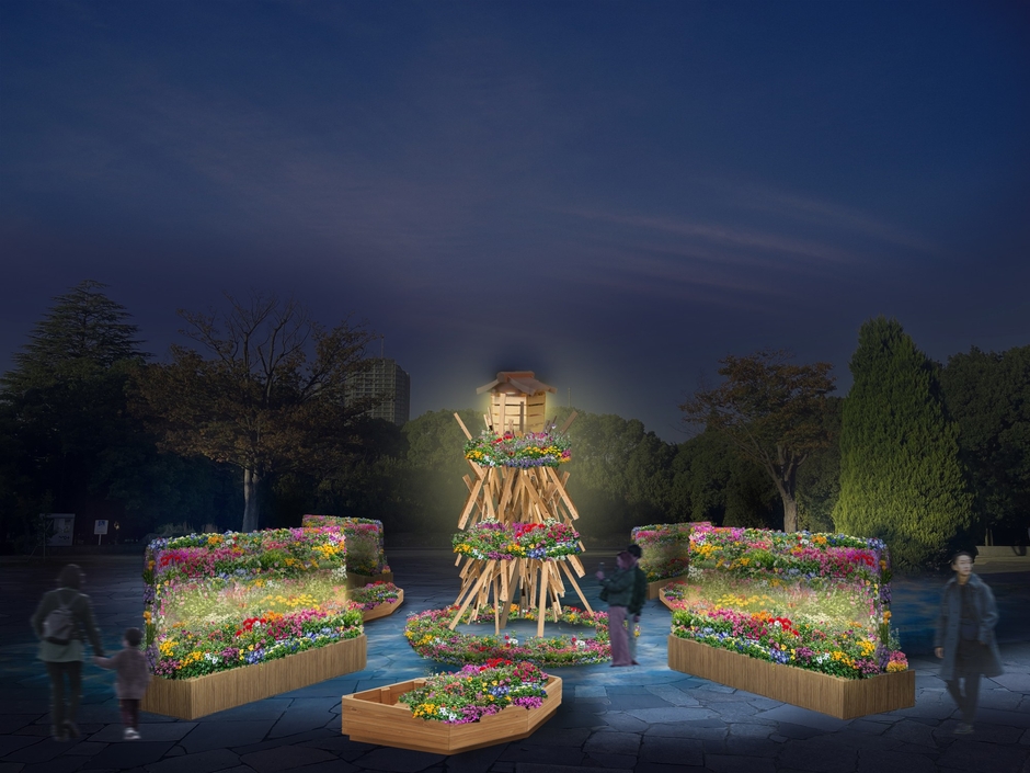 イベント広場ライトアップイメージ