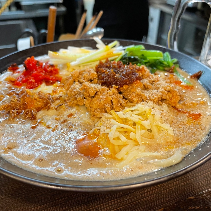 濃厚海老胡麻担々麵