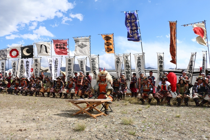 川中島合戦戦国絵巻の風景(4)