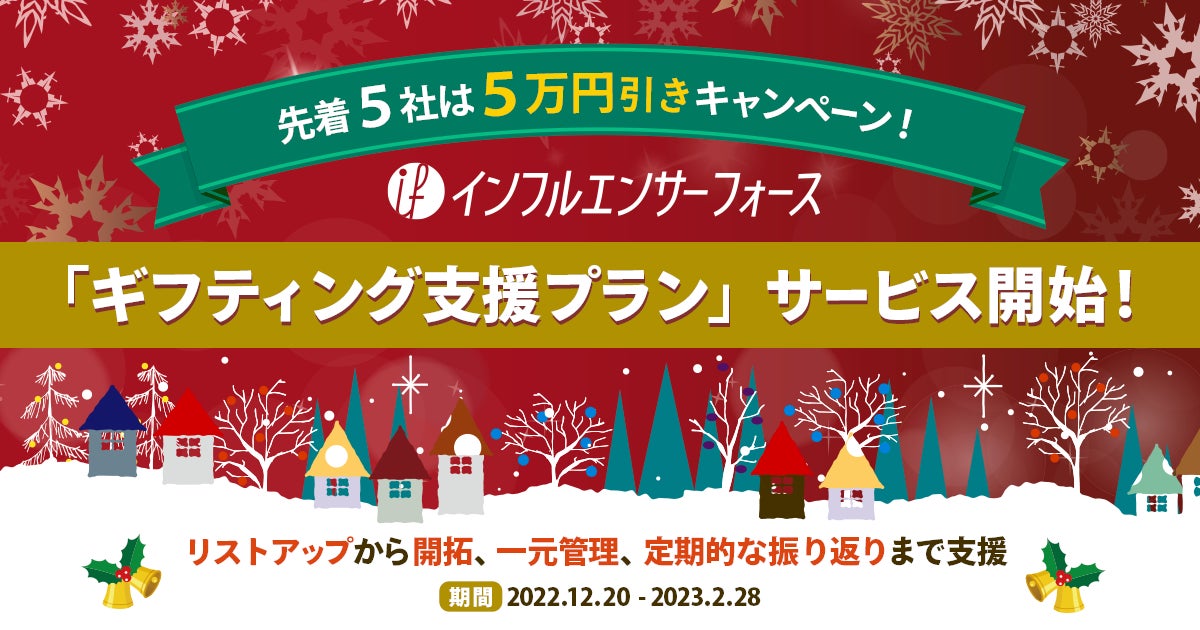 【インフルエンサーフォース】インフルエンサー施策を内製化する「ギフティング支援プラン」を開始《5万円割引キャンペーンも実施》