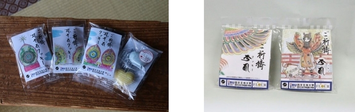 左:【第4弾】2019年度:ご祈祷もなかクッキー 右:【第3弾】2018年度:ご祈祷クッキー