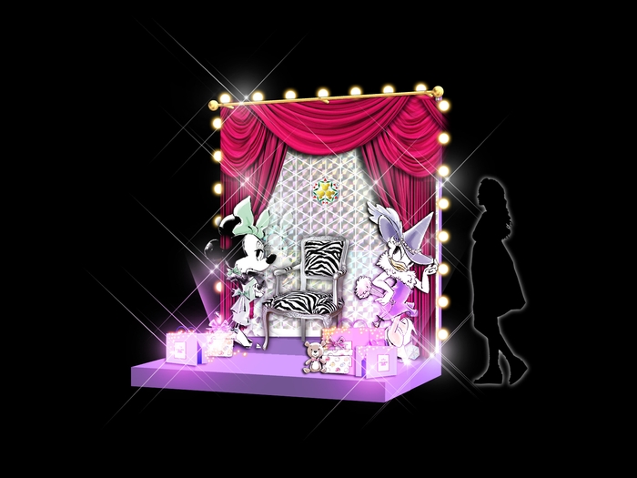 ミニーマウスとデイジーの館内ツリー(イメージ)