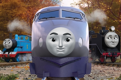 日本の仲間、ヒロも登場！(左：トーマス、中：ケンジ、右：ヒロ)