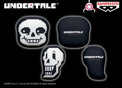 UNDERTALE ふわむにでっかいフェイスクッション～サンズ＆パピルス～