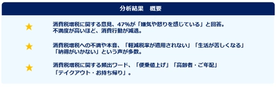 消費税増税に関する不満調査 