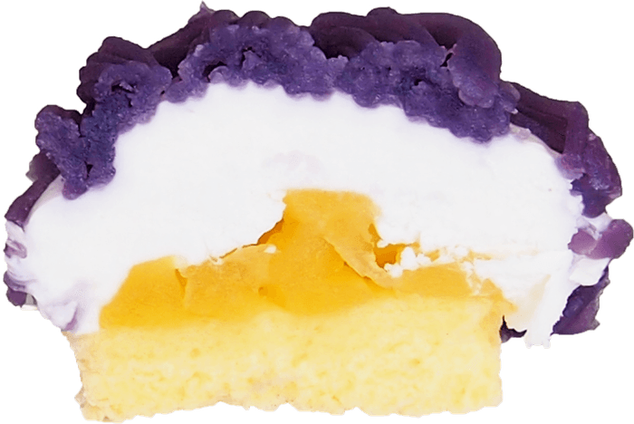 ※「ふくむらさきのモンブラン」断面図