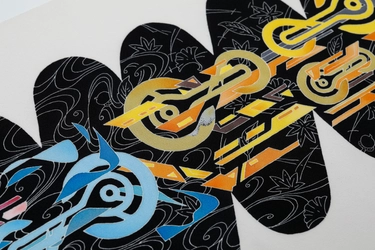 加賀友禅×ストリートアートという異色のコラボが 織りなすアートポスターなど 「wasoya」プロダクト第2弾「SS22」販売開始