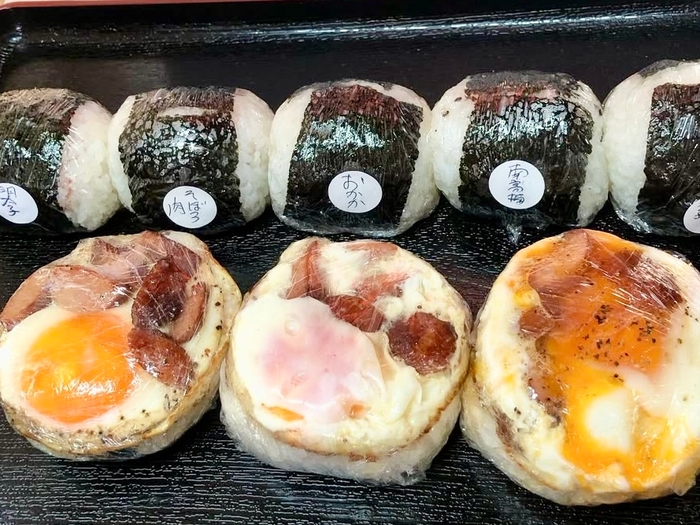 食べ応えのある大きなおむすび