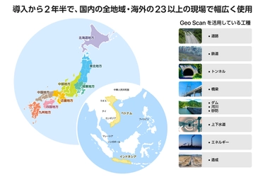 清水建設、建設現場のモバイル統合運用ソリューション 「OPTiM Geo Scan コーポレートライセンス」を導入