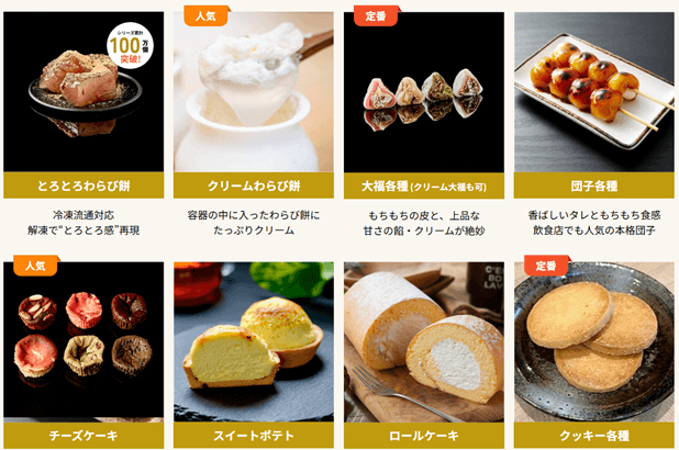 商品例