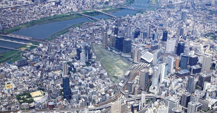 うめきた地区全景