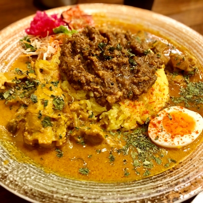 あいがけプラスキーマトッピング