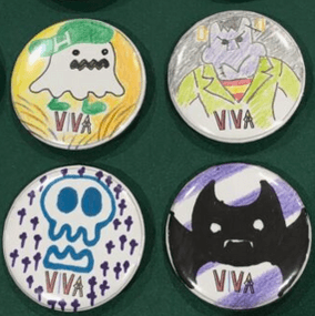 ハロウィン缶バッチイメージ