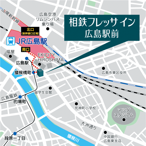 ホテル周辺地図