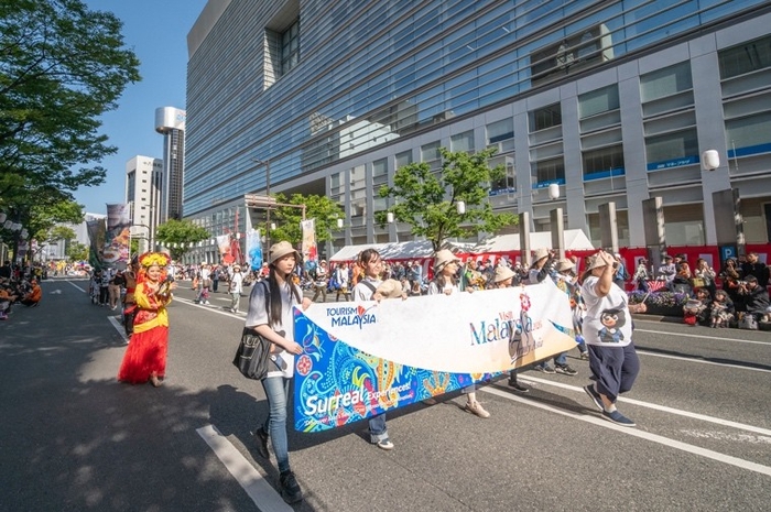 「マレーシアどんたく隊」パレードの様子（2025年）