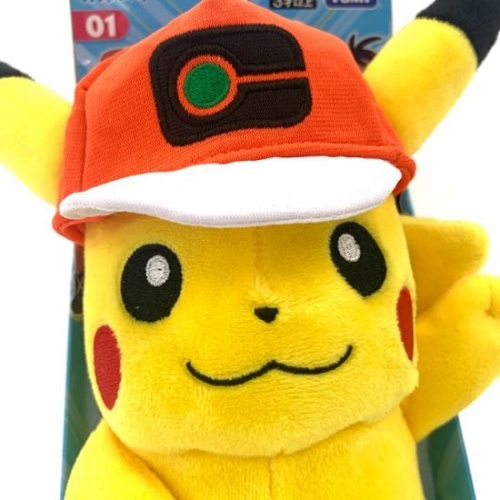 アニメ要素追加の お子様も喜ぶ サトシのピカチュウとコハルのイーブイがやってきた サトシの帽子は外せてイーブイのしっぽはスゴイボリュームのぬいぐるみ Newscast