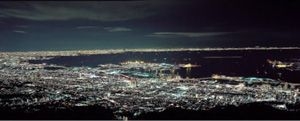 摩耶山掬星台からの夜景