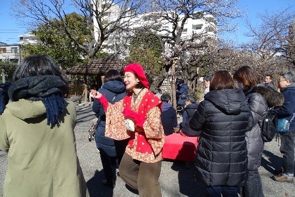 過去の江戸大道芸の様子