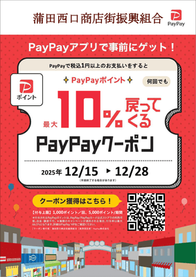 PayPayクーポンポスター