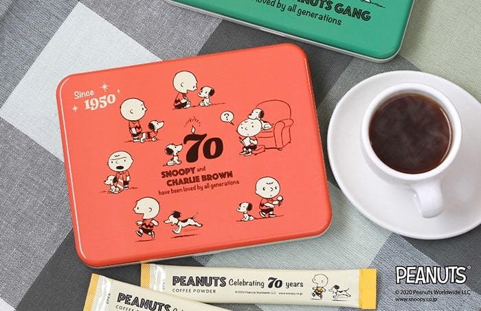 ピーナッツ生誕70周年を記念して 缶ケース入りコーヒー「Special Blend」&「Roastery」登場!