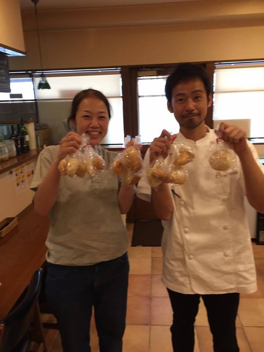 地域の個人店からの自発的な食材提供