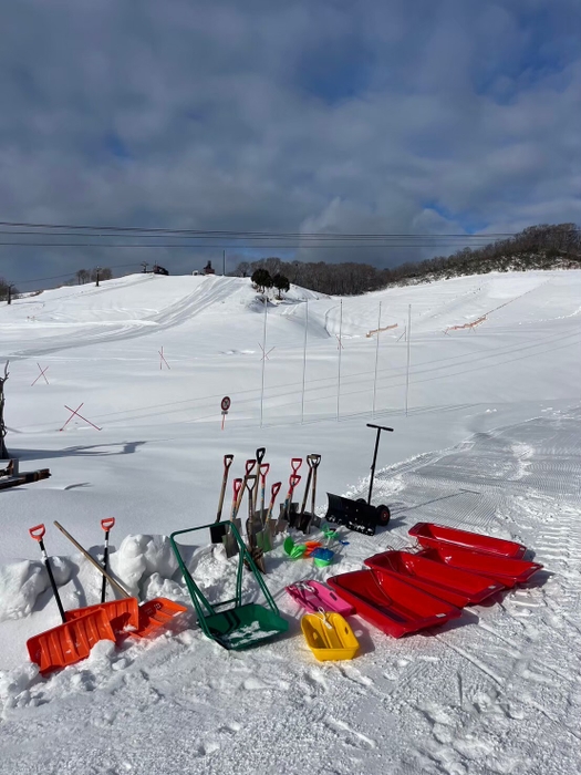 雪遊びアイテムもご用意