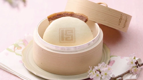 岩崎本舗の“ご縁をむすぶ”春限定 「えんむすび印角煮まんじゅう」登場