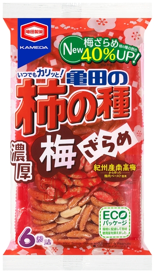 『131g 亀田の柿の種 濃厚梅ざらめ』