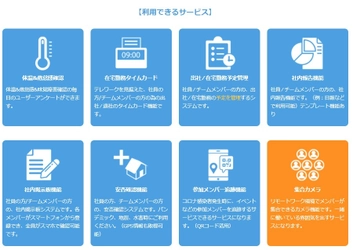 サテライトオフィス、新型コロナウイルス対策支援で 体温／倦怠感確認機能や参加メンバー追跡機能など、 7種類のリモートワークツールを無償で提供開始