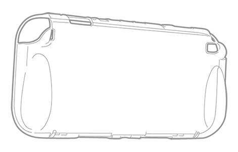 握りやすいグリップ形状