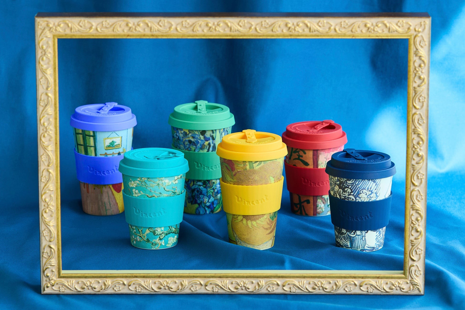【絵画を持ち歩こう!】ひまわりやアイリスなど ゴッホの名画がプリントされたEcoffee Cup「ヴァン・ゴッホコレクション」が新素材になって再登場!