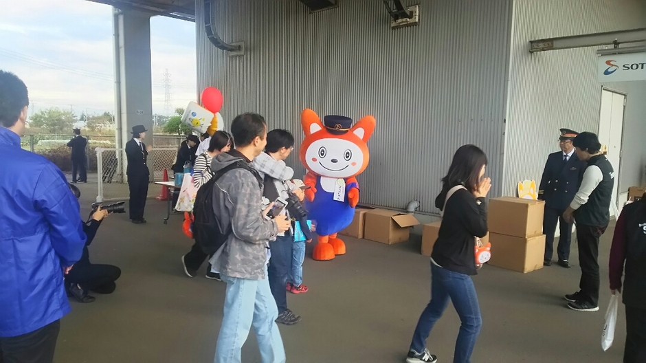 参加者を応援する「そうにゃん」