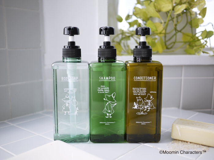 ムーミントロール&スナフキンローションボトル3Pcs セット