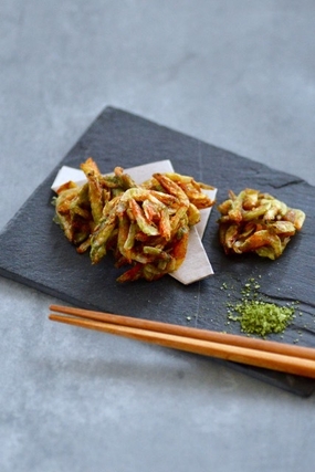 アレンジ:和みゆたかを纏った桜エビのフリット