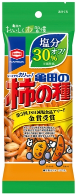 好評発売中!60g 減塩 亀田の柿の種